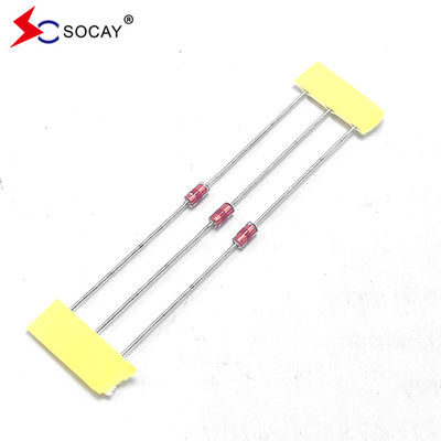 Оксиальные свинцовые стеклянные выпускные трубы SCA-141N 1.0pF 8/20μS 500A Защитники от искры